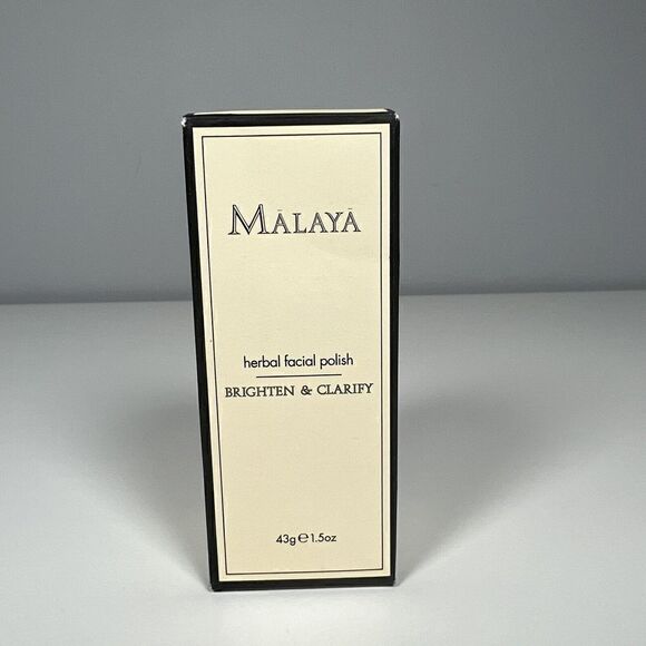 MALAYA Organics Herbal Facial  Polish - BRIGHTEN & CLARIFY 1.5 oz / 43g NEW! - Picture 1 of 4